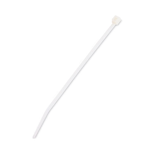 Image of Tatco 22100 Nylon Cable Ties, 4 X 0.06, 18 Lb, Natural, 1,000/pack