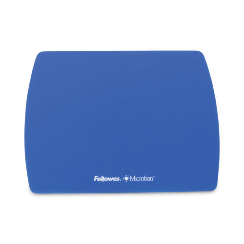 Image of Fellowes® 5908001 Ultra Thin Mouse Pad with Microban Protection, 9 x 7, Sapphire Blue