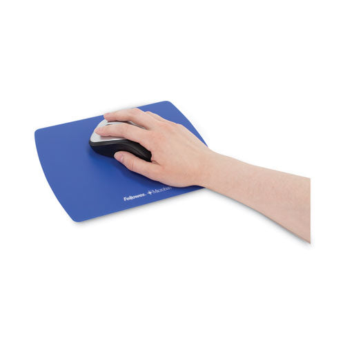 Image of Fellowes® 5908001 Ultra Thin Mouse Pad with Microban Protection, 9 x 7, Sapphire Blue