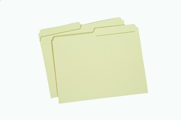 Image of SKILCRAFT® File Folder, Manila, 1/2 Cut, Letter, 1 Hundred, Case of 5 Hundreds