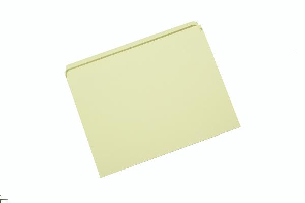 Image of SKILCRAFT® File Folder, Manila, Straight Cut, Letter, 25/Pack