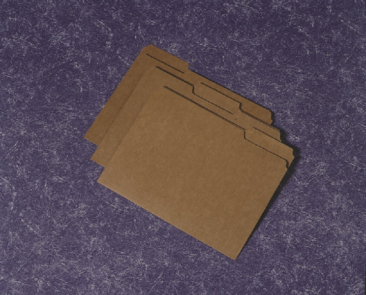Image of SKILCRAFT® File Folder, Medium, 1/3 Cut, Letter