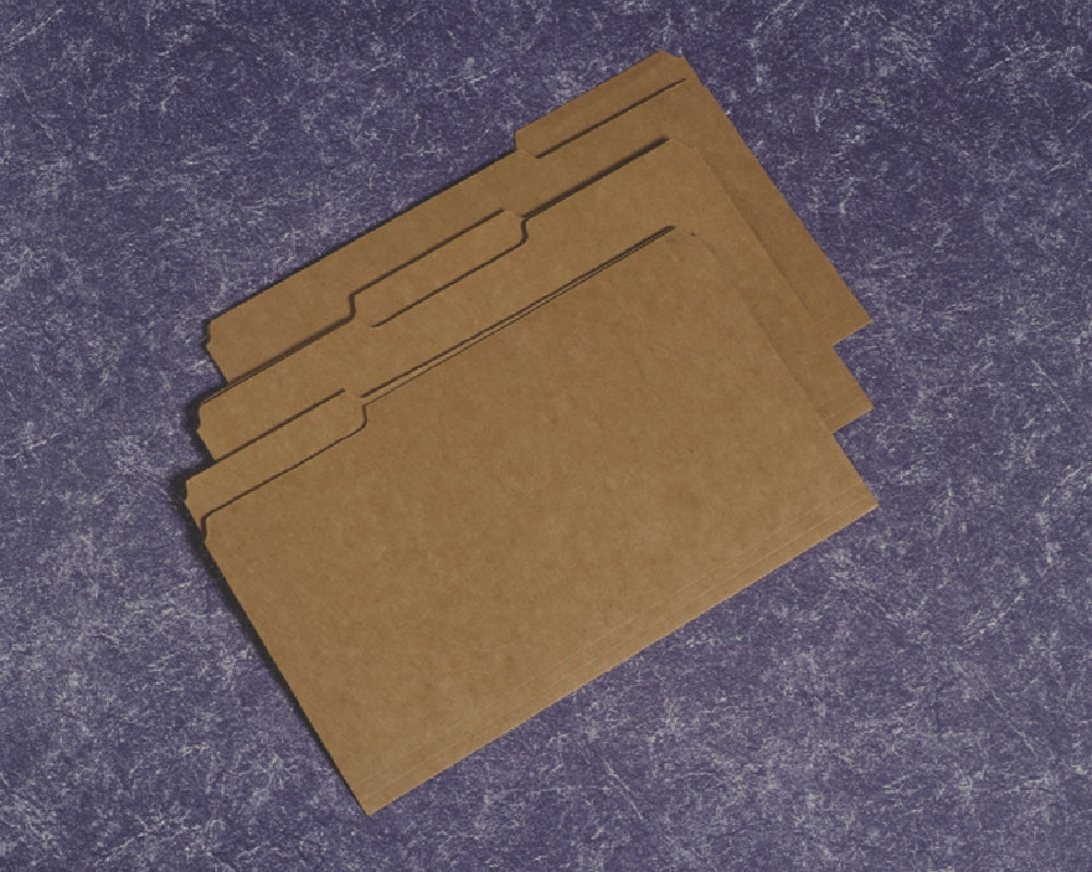 Image of SKILCRAFT® File Folder, Medium, 1/3 Cut, Legal