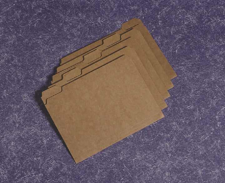 Image of SKILCRAFT® File Folder, Medium, 1/5 Cut, Letter