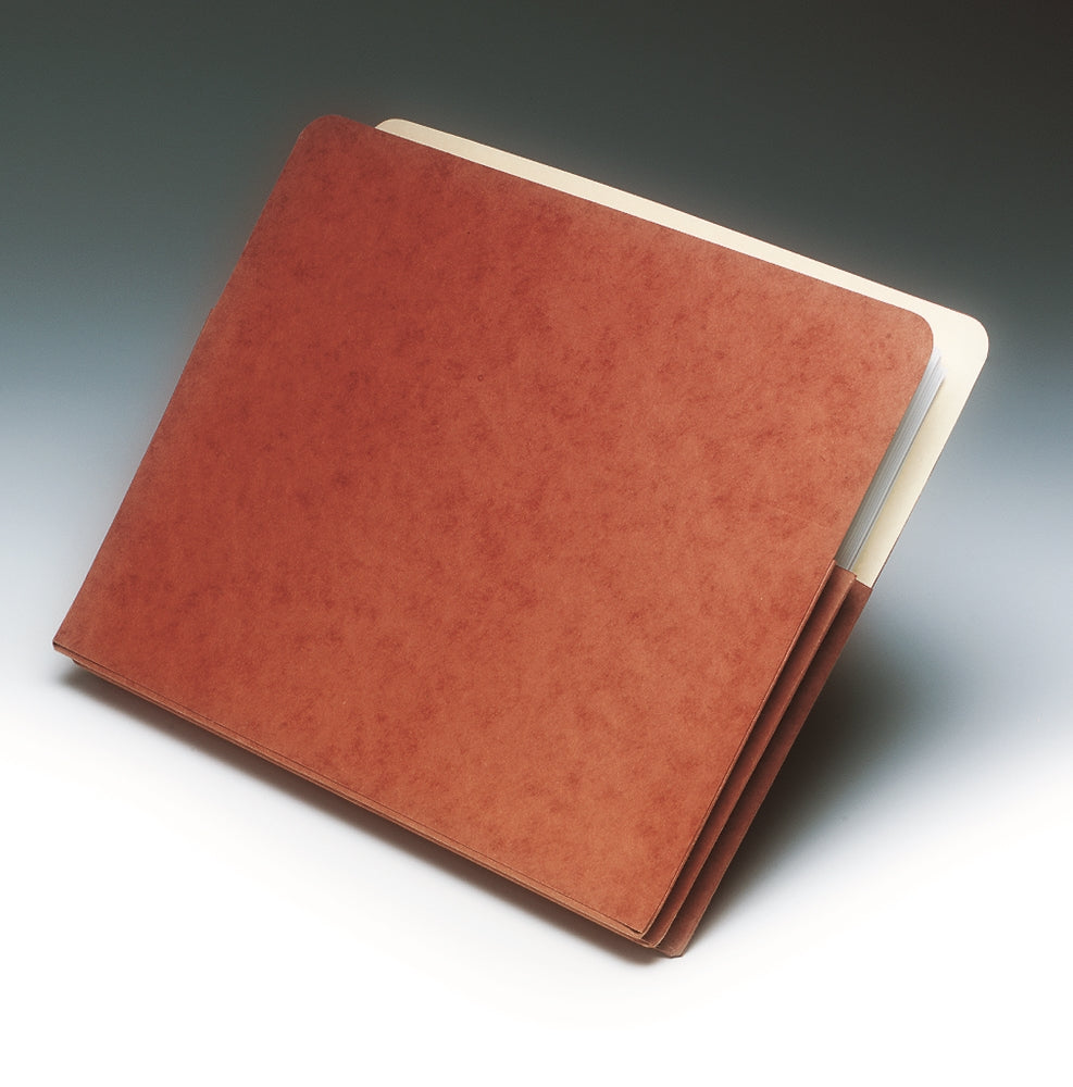 Image of SKILCRAFT® File Jacket, Straight Cut, 1-3/4" Expansion, Letter, Red