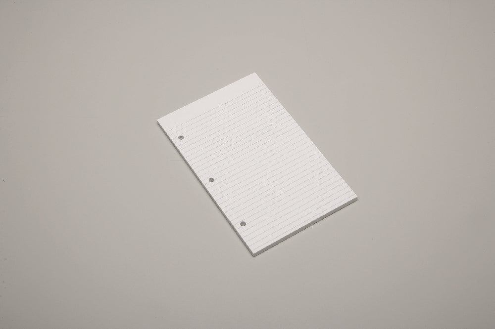 Image of SKILCRAFT® Loose-Leaf Paper, Ruled, 5-1/2" x 8-1/2", 3-Ring - Holes 2-3/4" Apart, 100 Sheets/Package, Case of 100