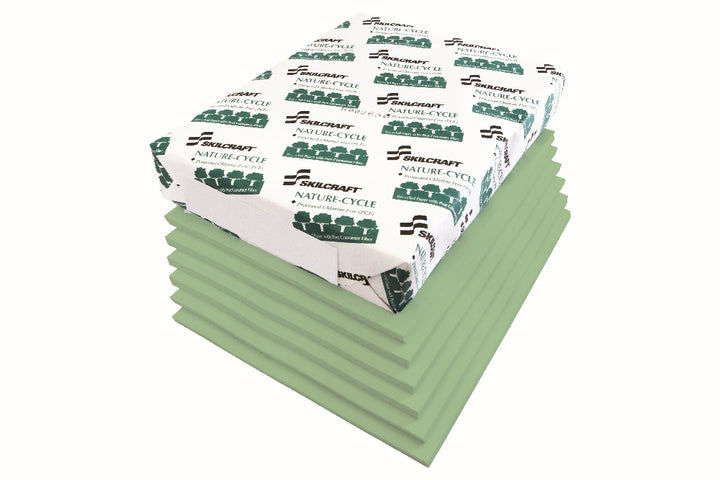 Image of SKILCRAFT® Bond Copy Paper, Writing Grade Paper, 8-1/2" x 11", Green