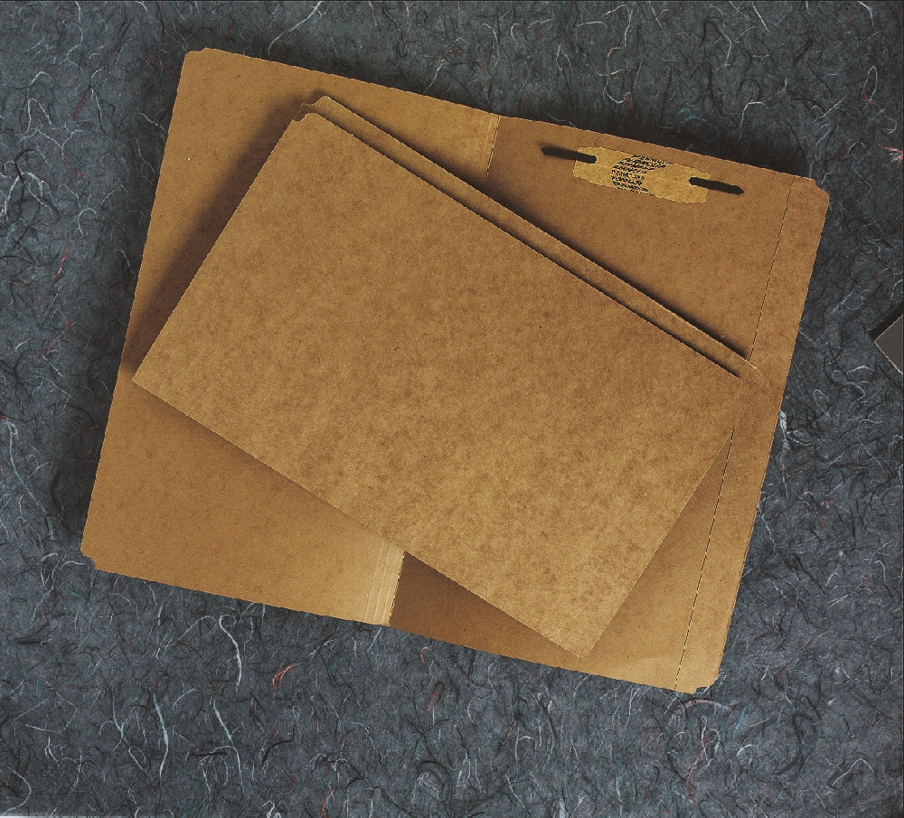 Image of SKILCRAFT® File Folder, Medium, Straight Cut, 1-1/2" Fastener, Legal