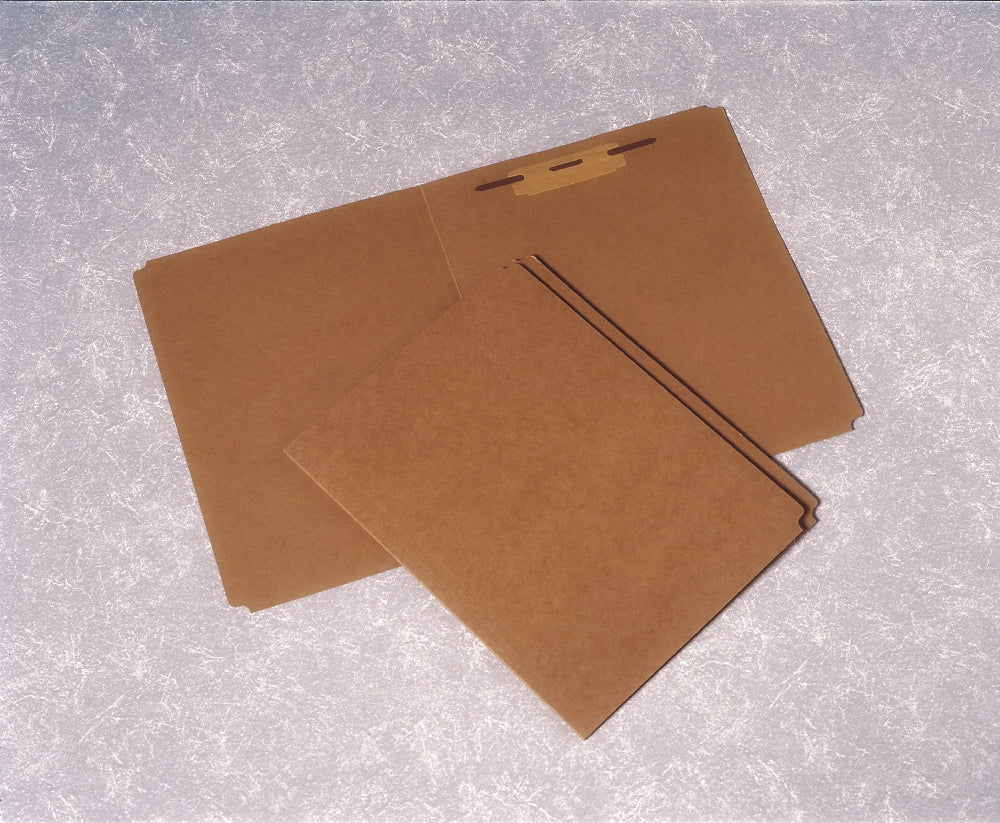 Image of SKILCRAFT® File Folder, Paperboard, Straight Cut, 1-1/2" Fastener, Letter