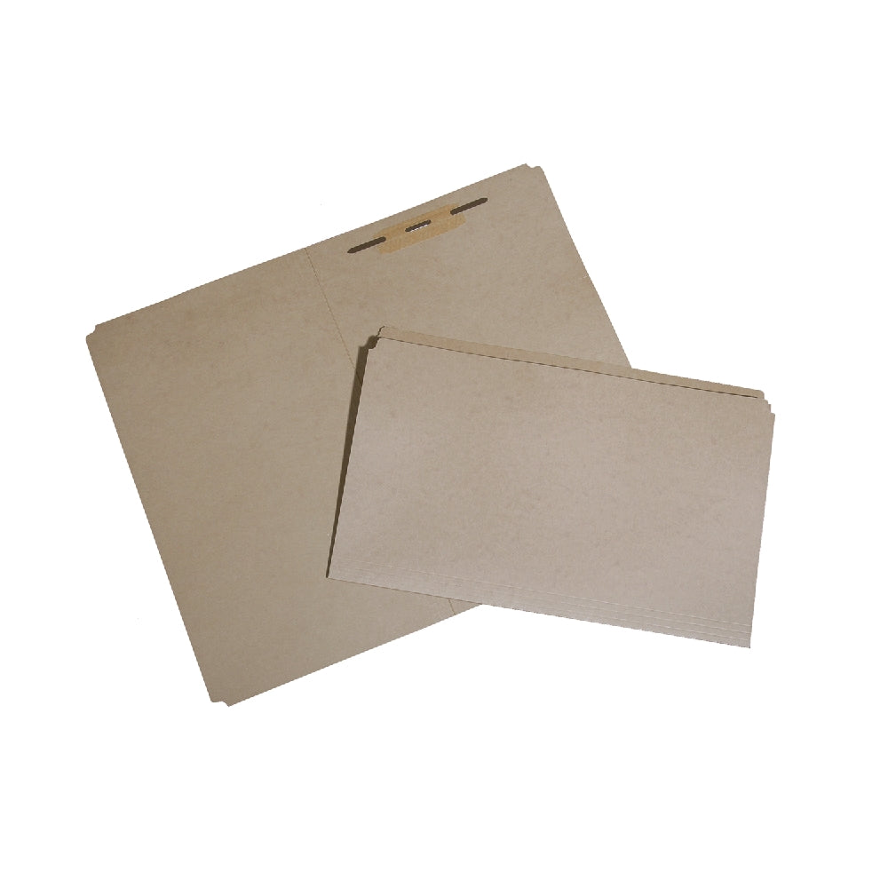 Image of SKILCRAFT® File Folder, Paperboard, Straight Cut, 1-1/2" Fastener, Legal