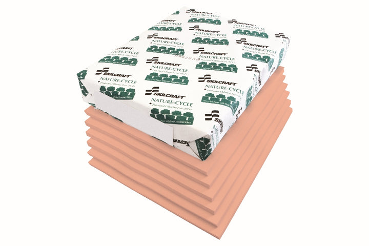 Image of SKILCRAFT® Bond Copy Paper, Writing Grade Paper, 8-1/2" x 11", Salmon