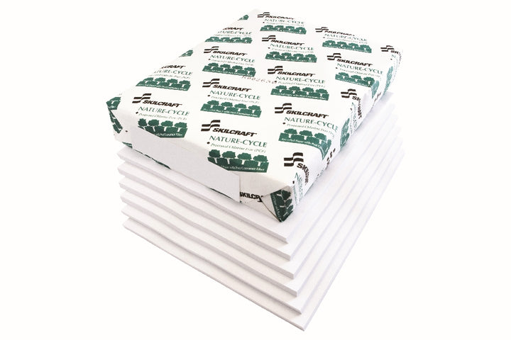 Image of SKILCRAFT® Dual Purpose Xerographic Copy Paper, 11" x 17", White, 92 Brightness, 1 Ream
