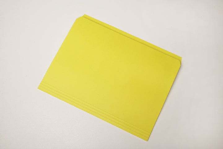 Image of SKILCRAFT® File Folder, Straight Cut, Yellow