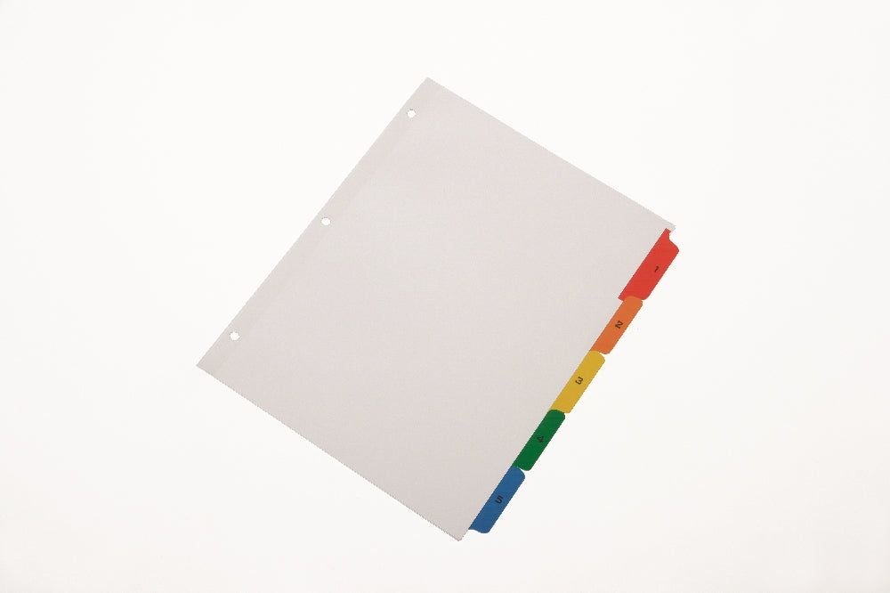 Image of SKILCRAFT® Table of Contents Dividers 1, 5 Numerical Tabs