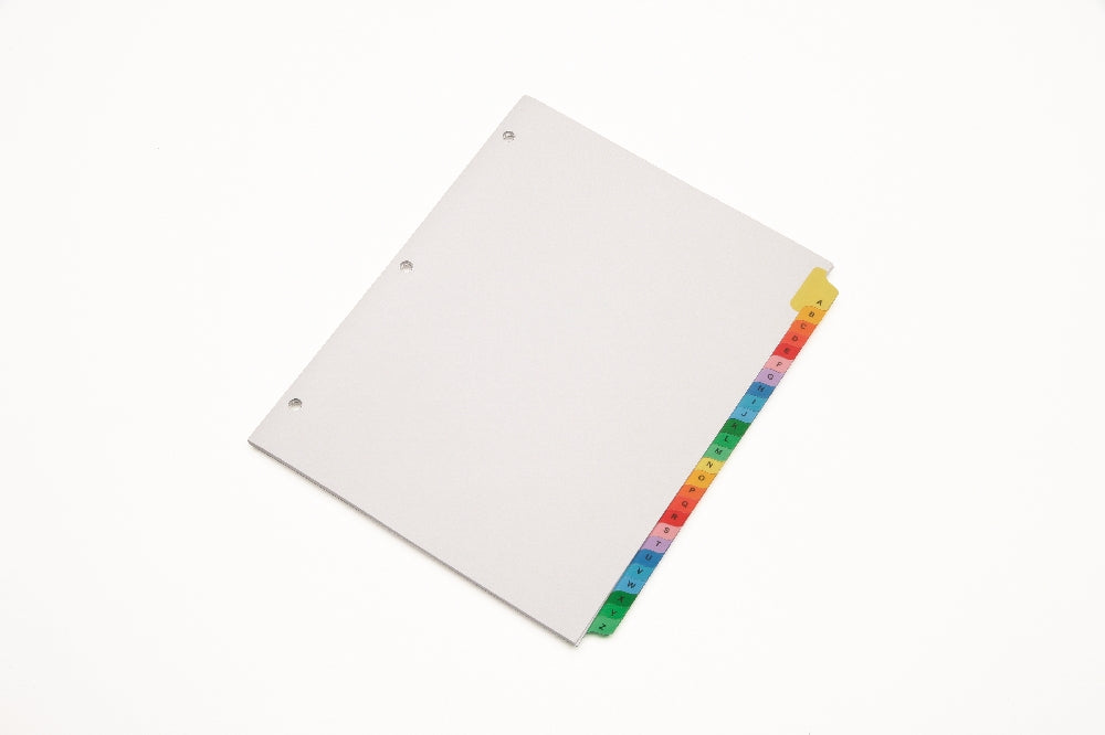Image of SKILCRAFT® Multiple Index Sheets Tabbed A- Z