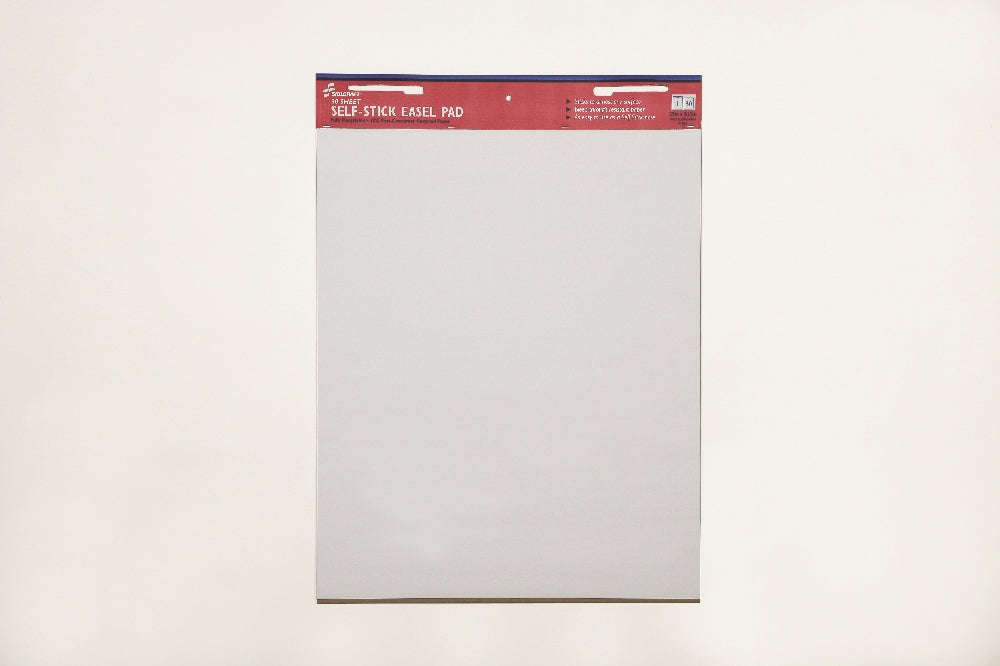Image of SKILCRAFT® Self-Stick Easel Pad, Repositionable, White, 25"W x 30"L, Case of 2 PD