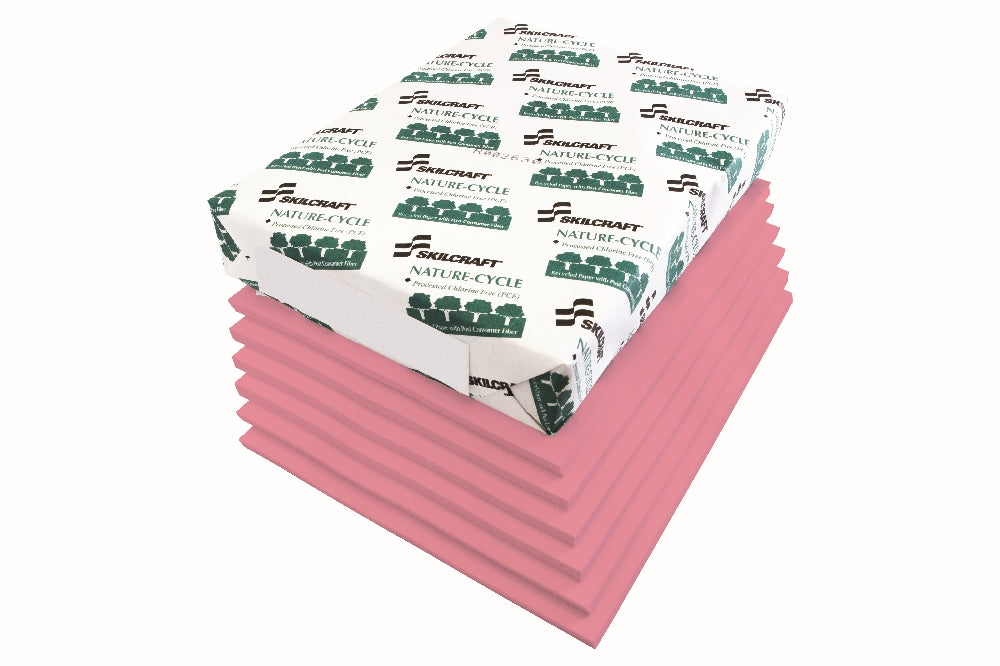 Image of SKILCRAFT® Neon Colored Copy Paper, Processed Chlorine Free, Neon Pink
