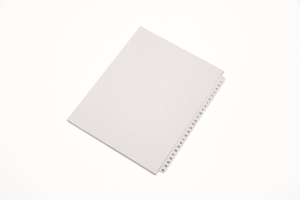 Image of SKILCRAFT® Legal Divider Numerical Tabs 1-25, Un-Punched