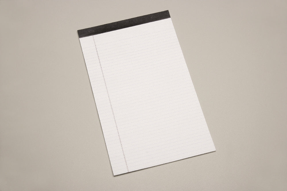Image of SKILCRAFT® Writing Paper Pad, Top Bound, 5/16" Legal Rule, 50 Sheets, Legal 8-1/2" x 14", White