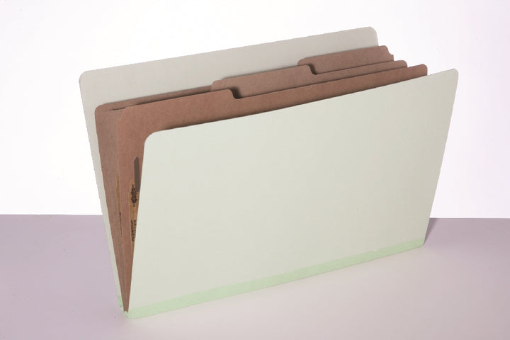 Image of SKILCRAFT® 8 Section Classification Folder, Legal, Green