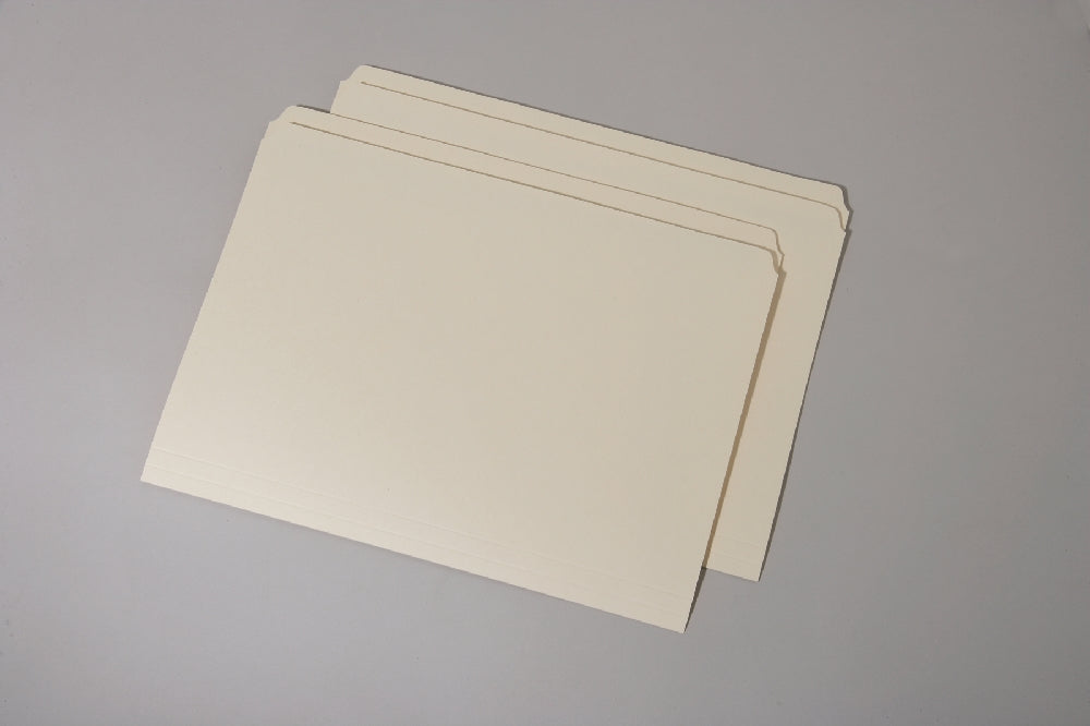 Image of SKILCRAFT® Interior Height Manila File Folders, 1 Hundred, Case of 5 Hundreds
