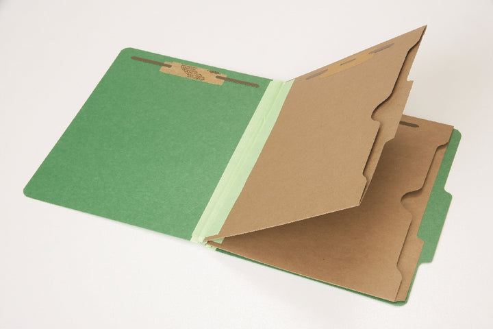 Image of SKILCRAFT® Pocket Classification File Folder, Letter, Dark Green