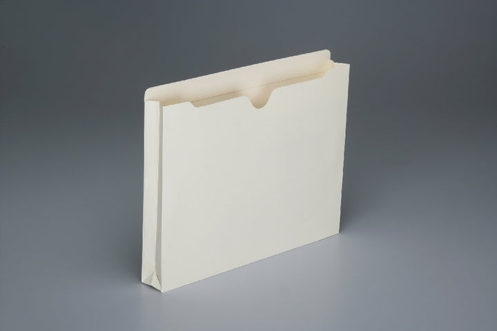 Image of SKILCRAFT® Manila File Jackets, 1-1/2" Expansion, Letter