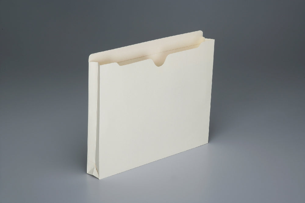 Image of SKILCRAFT® Manila File Jackets, 1-1/2" Expansion, Letter, 50/Box, Case of 3 Boxes