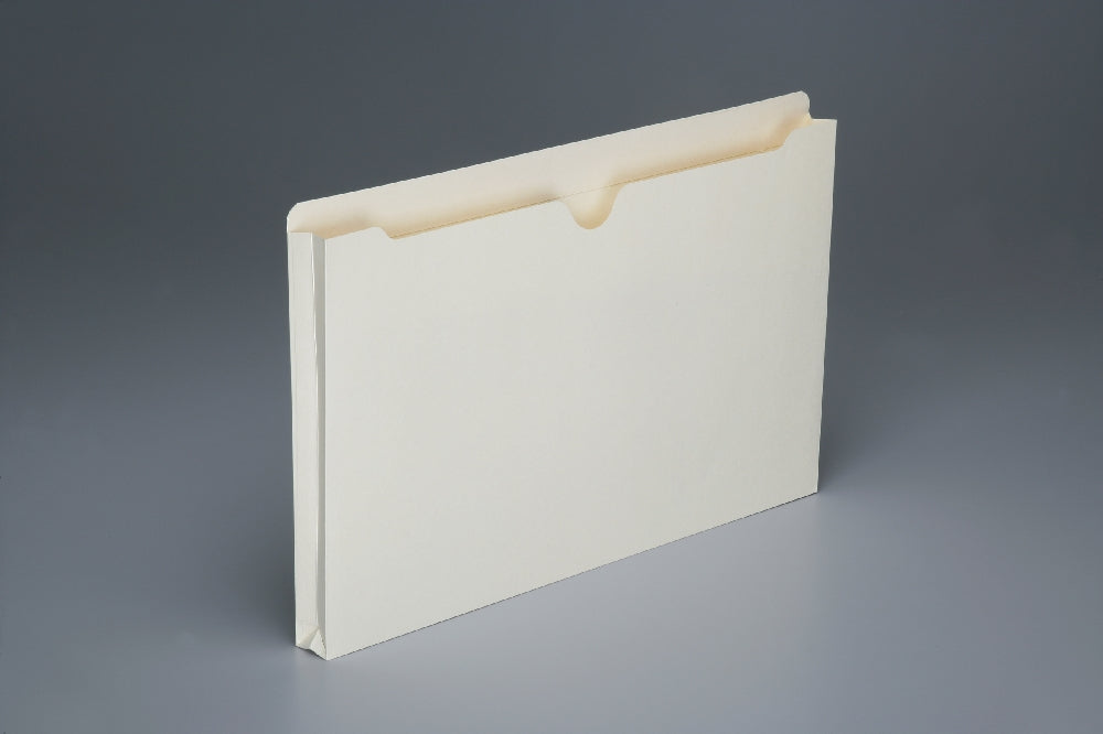 Image of SKILCRAFT® Manila File Jackets, 1" Expansion, Legal, 50/Box, Case of 3 Boxes