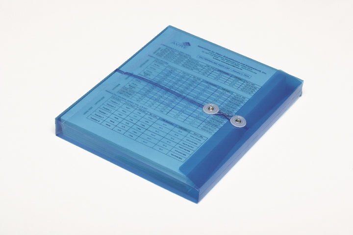 Image of SKILCRAFT® String-Tie Side-Loading Expansion Envelope, Blue, 5/Package, Case of 10 Packages