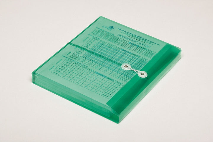 Image of SKILCRAFT® String-Tie Side-Loading Expansion Envelope, Green, 5/Package, Case of 10 Packages