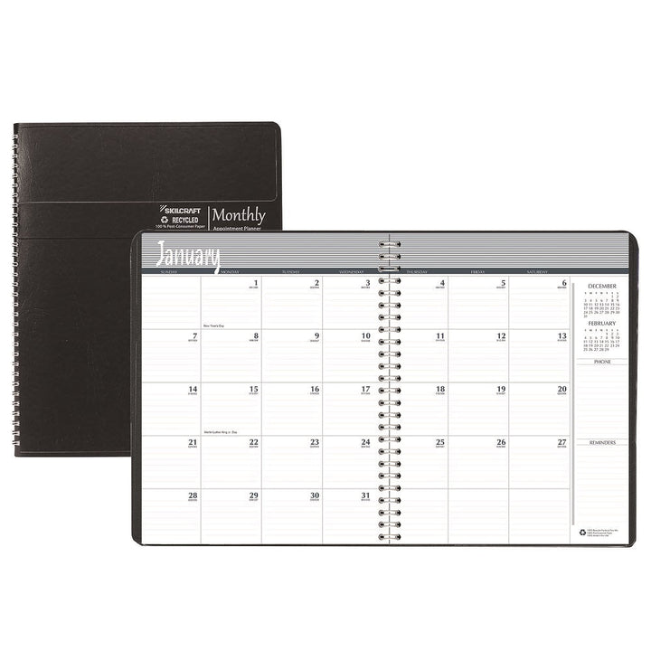 Appointment Planner - 2026 Monthly - 8-1/2" W x 11" H