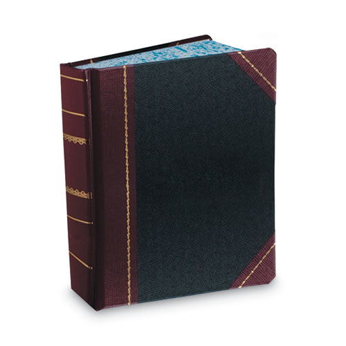 Image of Boorum & Pease® 9-500-R Account Record Book, Record-Style Rule, Black/red/gold Cover, 13.75 X 8.38 Sheets, 500 Sheets/book