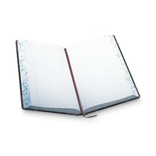 Image of Boorum & Pease® 9-500-R Account Record Book, Record-Style Rule, Black/red/gold Cover, 13.75 X 8.38 Sheets, 500 Sheets/book