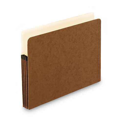 Image of Pendaflex® 1524E-OX Standard Expanding File Pockets, 3.5" Expansion, Letter Size, Redrope, 25/Box
