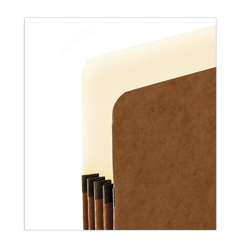 Image of Pendaflex® 1524E-OX Standard Expanding File Pockets, 3.5" Expansion, Letter Size, Redrope, 25/Box