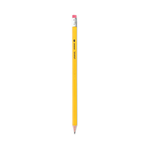 Image of Universal UNV55402 #2 Pre-Sharpened Woodcase Pencil, Hb (#2), Black Lead, Yellow Barrel, 72/pack