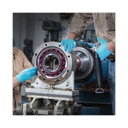 Image of KleenGuard 54188 G10 Comfort Plus Blue Nitrile Gloves, Powder-Free, Large, 4 mil Thick, 9.5" Long, Light Blue, 100/Box