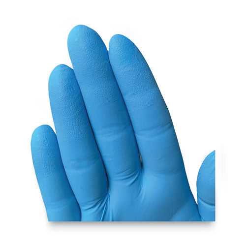 Image of KleenGuard 54422 G10 2PRO Nitrile Gloves, Powder-Free, Medium, 6 mil Thick, 9.5" Long, Blue, 100/Box