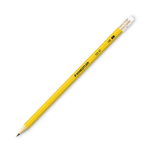 Image of Staedtler® 13247C144A Woodcase Pencil, HB (#2), Black Lead, Yellow Barrel, 144/Pack