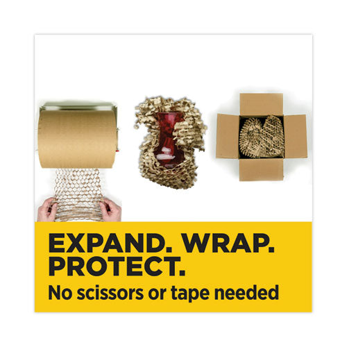 Image of Scotch PCW-121000 Cushion Lock Protective Wrap, 12" X 1,000 Ft, Brown