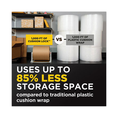 Image of Scotch PCW-121000-D Cushion Lock Protective Wrap Dispenser, For Up To 16" Diameter X 12" Wide Rolls, Steel, Beige