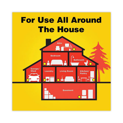 Image of d-CON® 19200-99427 Disposable Bait Station, 3 x 3 x 1.25, 3 Bait Stations/Pack, 6 Packs/Carton