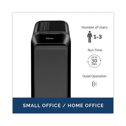 Image of Fellowes® 5501701 Powershred Lx190 Cross-Cut Shredder, 20 Manual Sheet Capacity