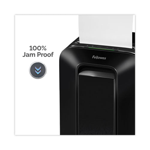 Image of Fellowes® FEL5501401 Powershred Lx170 Cross-Cut Shredder, 12 Manual Sheet Capacity