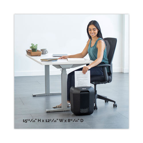 Image of Fellowes® FEL4400201 Powershred Lx45 Cross-Cut Shredder, 8 Manual Sheet Capacity