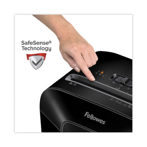 Image of Fellowes® 4400401 Powershred Lx85 Cross-Cut Shredder, 12 Manual Sheet Capacity