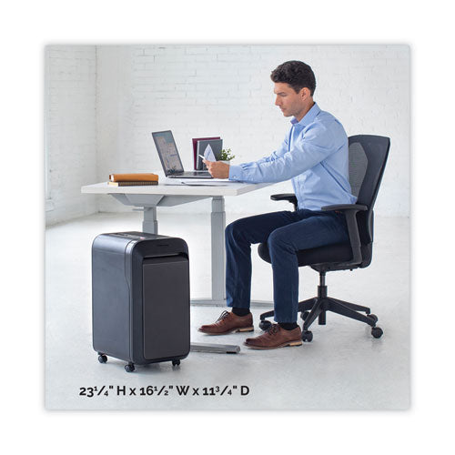 Image of Fellowes® 5501701 Powershred Lx190 Cross-Cut Shredder, 20 Manual Sheet Capacity