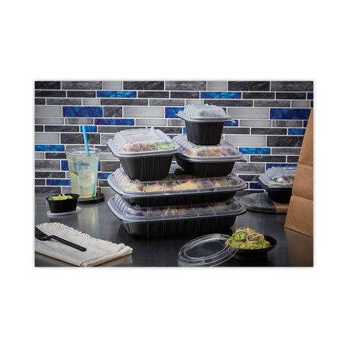 Image of Pactiv Evergreen YCNV12X9PPDL EarthChoice Entree2Go Takeout Container Vented Lid, 11.8 x 8.8 x 1, Clear, Plastic, 200/Carton