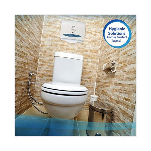 Image of Scott® 07140 Personal Seats Sanitary Toilet Seat Covers, 15 X 18, White, 125/pack, 24 Packs/carton